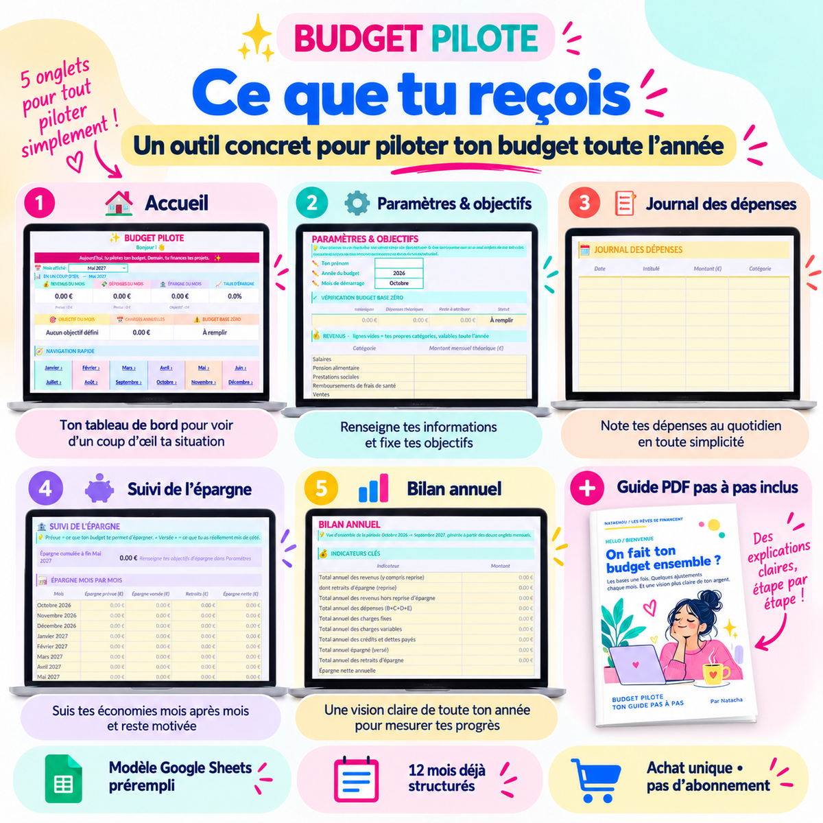 Budget Pilote – Le tableur qui simplifie ton budget familial