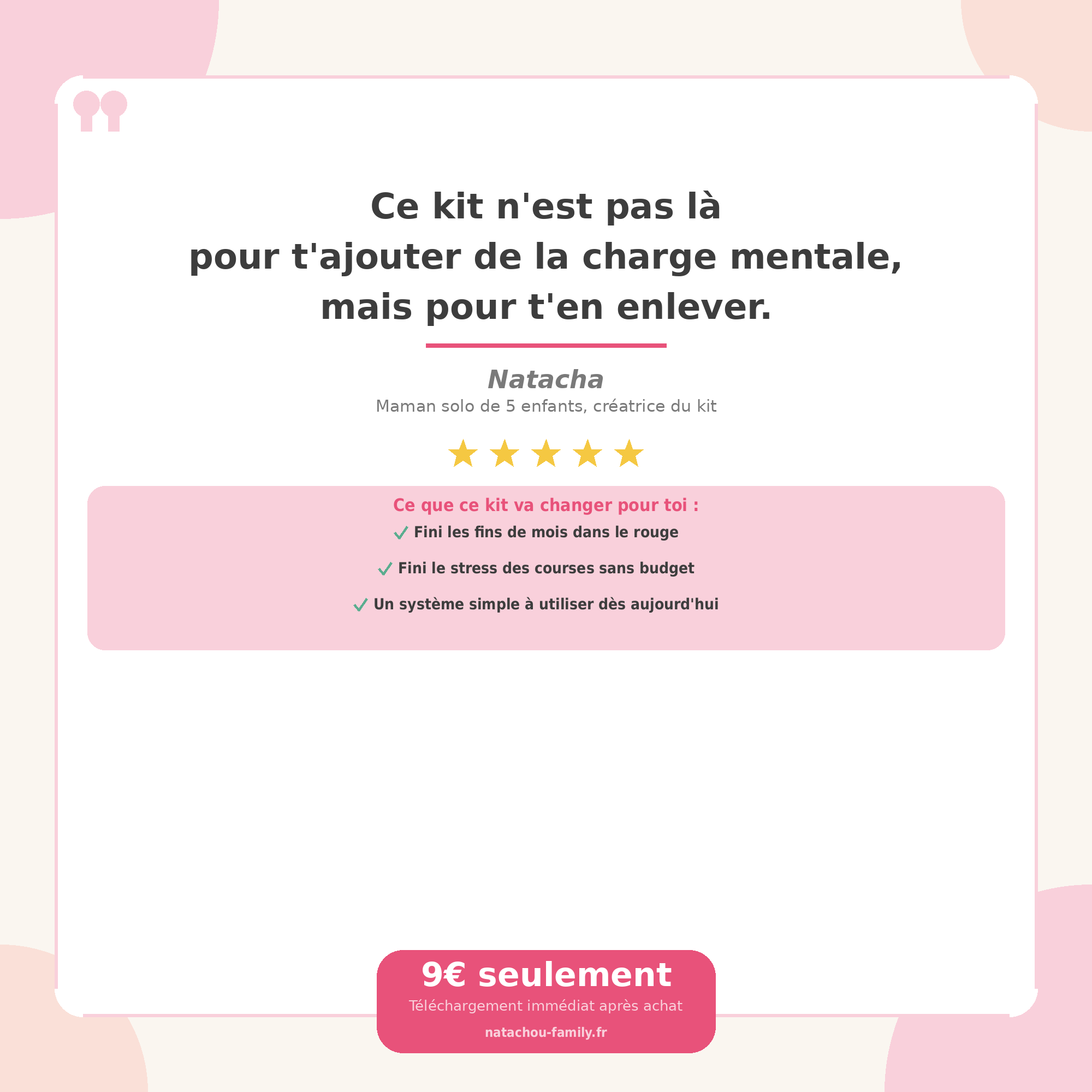 Kit Budget XXL — 6 outils imprimables pour reprendre le contrôle de ton budget
